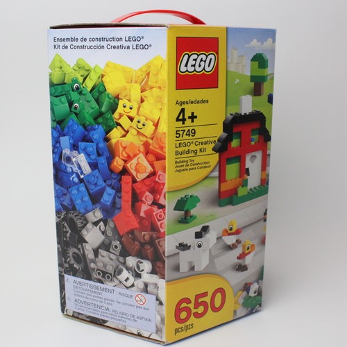 NUEVO Sin abrir LEGO Creative Building Kit 660 Piezas 5749 Edad 4+ Bloques Set Retirado - Imagen 4 de 4