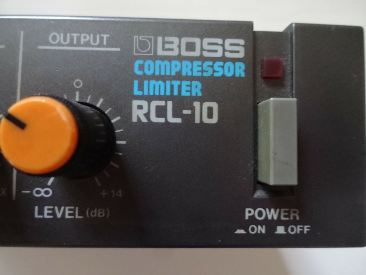 【稀少】BOSS COMPRESSER LIMITER RCL-10 USED BOSS RCL 10 Compressor Limiter RCL-10 Micro Rack Series