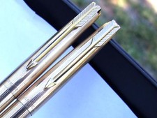 Vintage Parker 61 Imperial 12K Gold Filled Ball Pen Pencil 0.9 mm lead Boxed USA