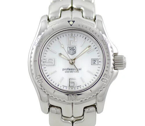 TAG Heuer Link Watch WT141A Quartz Silver Dial Stainless Steel Women\'s HEUER Pre-Owned TAG Heuer Link Watch WT141A Quartz Silver Dial  main image 2