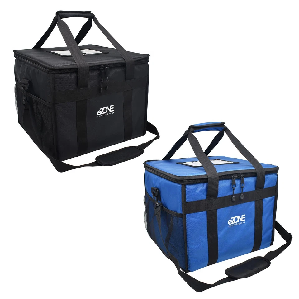 eZone strapazierfähige isolierte Pizza Lebensmittel Liefertasche heiß kalt Teiler Reißverschluss