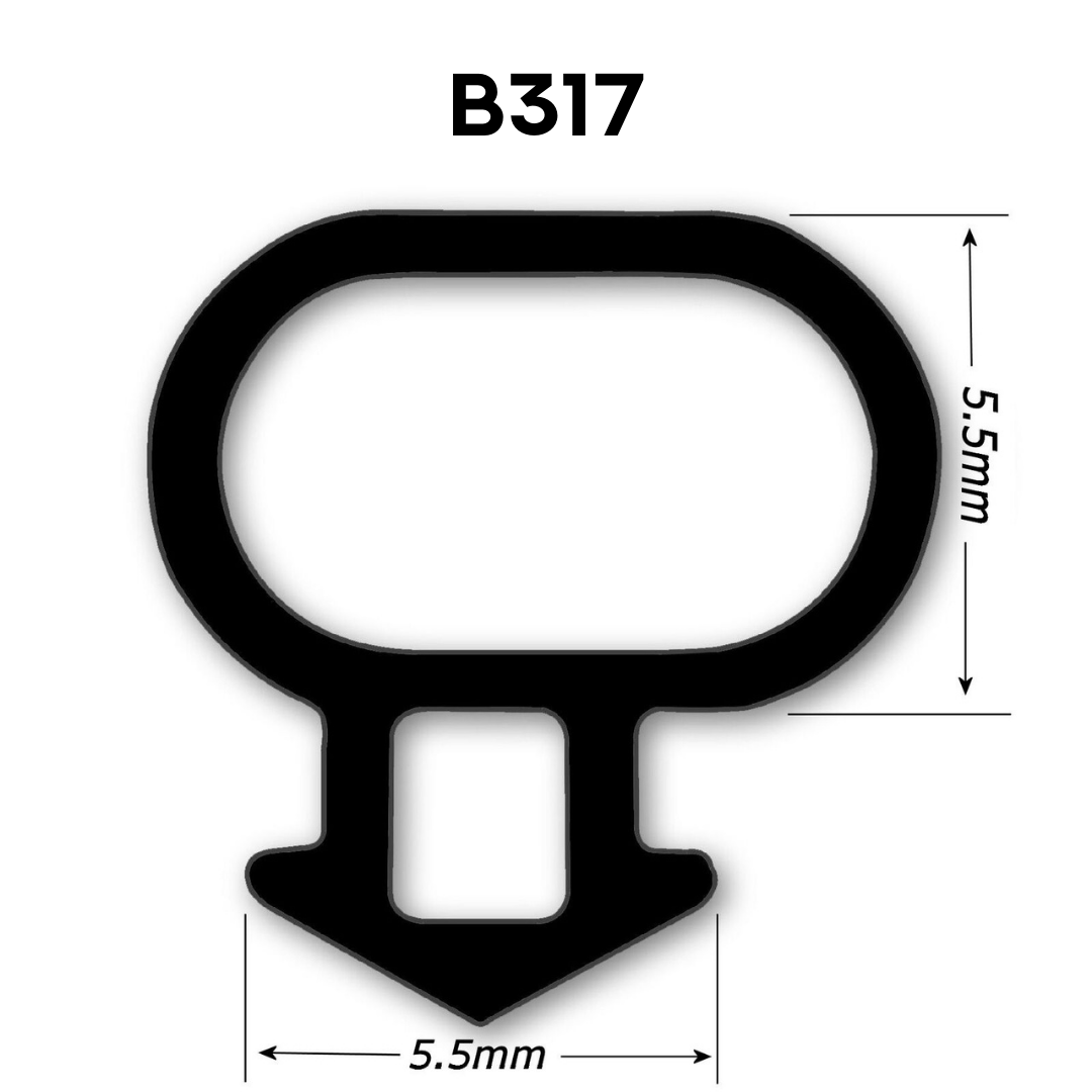 20m/25m UPVC Window Door Gasket Seal Double Glazing Bubble Rubber Repair Draught eBay