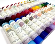 Crystal Journey Herbal Magic Pillar Candles: Reiki Charged 7" Candles