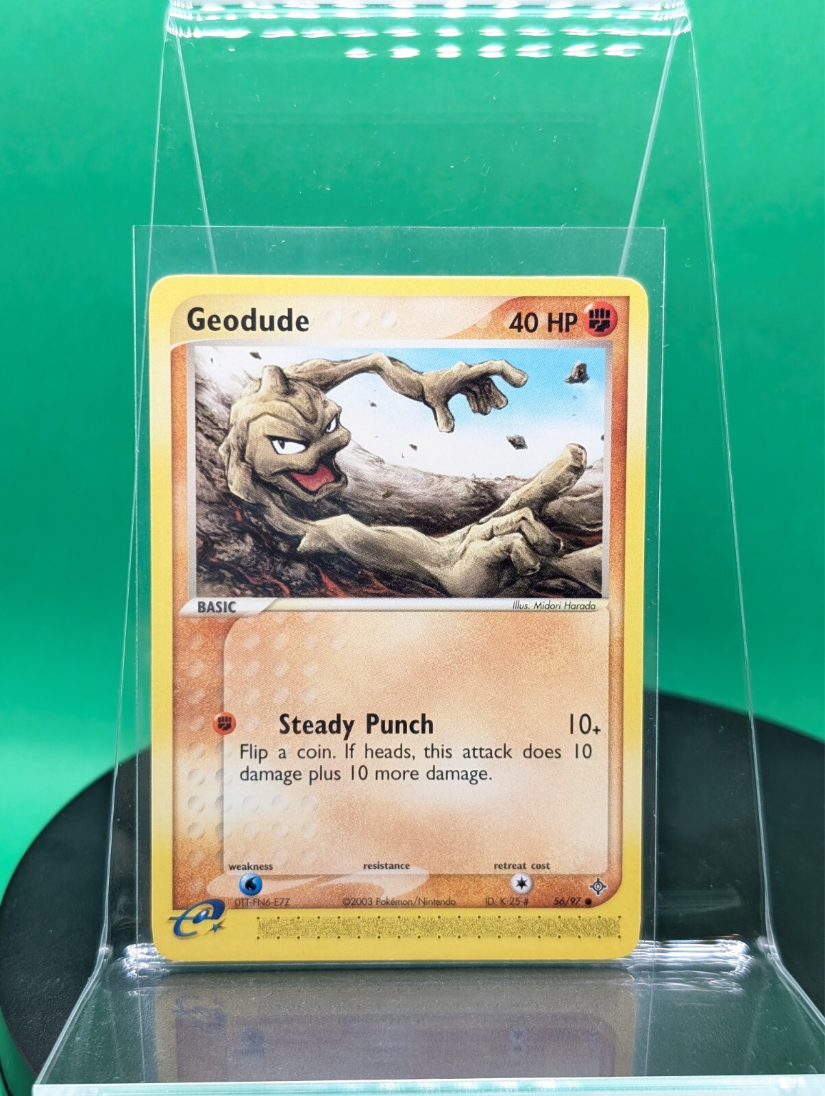 Geodude 56/97 EX Dragon Set Common 2003 English Pokemon Nintendo