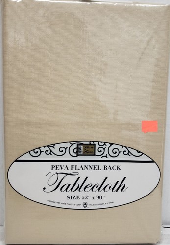 Tovaglia in vinile Peva 52" x 90" oblunga (6-8 persone) COLORE BEIGE TINTA UNITA 23, REGGISENO - Foto 17 di 19