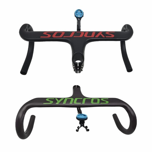 Carbon Road Bike Handlebar UD Matt Bicycle Ultra Light Integrated Handlebars - Picture 7 of 47