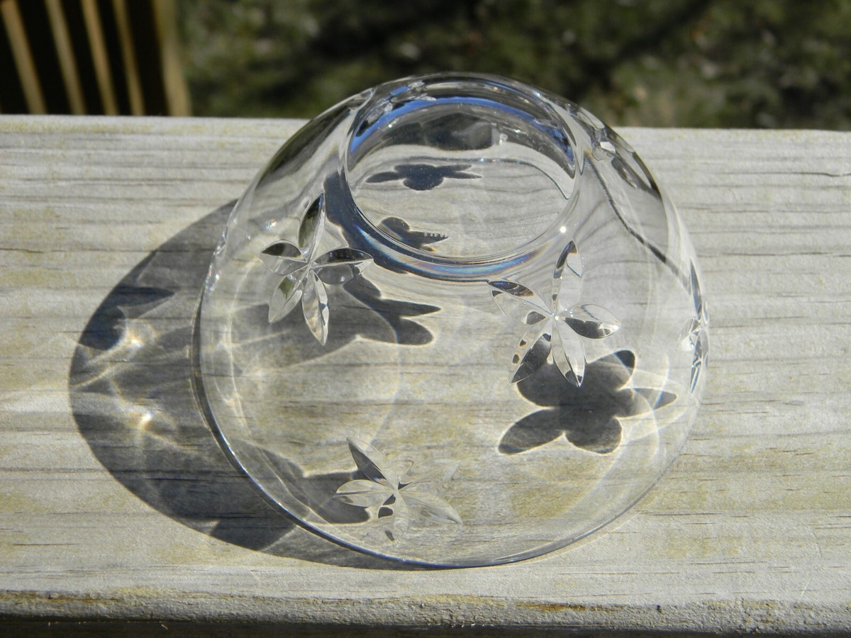 Tiffany &amp; Co. - ティファニー　クリスタルオーバルボウル TIFFANY & CO. ROCK CUT CRYSTAL BOWL 9