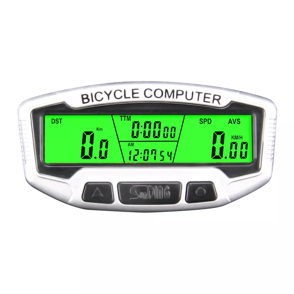 SUNDING Bike Backlight Computer Cycling Bicycle LCD Display