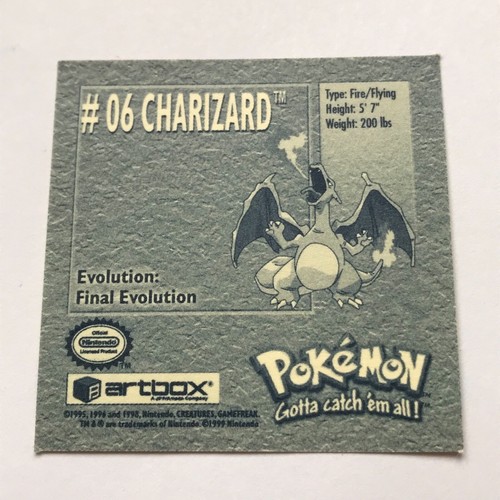 VINTAGE POKEMON STICKERS ARTBOX SERIES 1 1999 pack fresh - take your pick - Picture 13 of 253