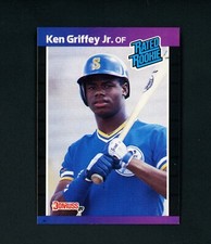 Ken Griffey Jr. 1989 Donruss Rated Rookie RC (HOF) Seattle Mariners #33 MINT