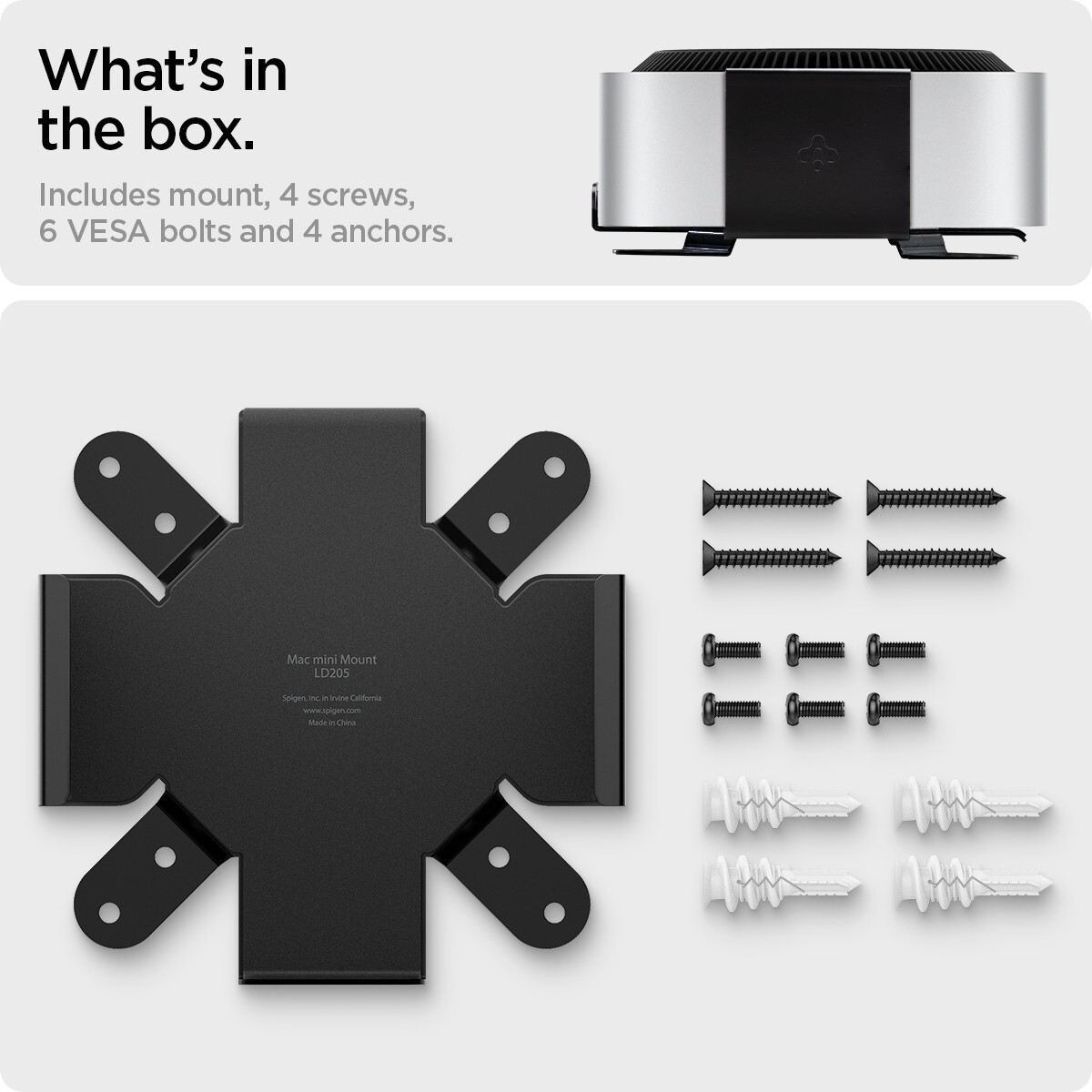 For Mac Mini M4 | Spigen Mac Mini Mount | LD205 | eBay