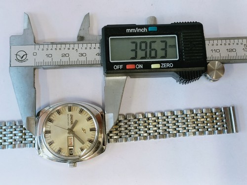 ENICAR AUTOMATIC PATINA SILVER DIAL SWISS MEN'S FULLY WORKING CONDITION - Picture 15 of 21
