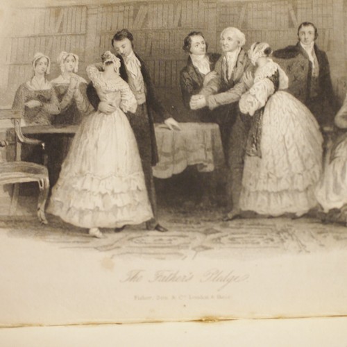 * Fine Bindings* Mrs Ellis Family Secrets 2 Books Preface Dated 1841 - Foto 18 di 19