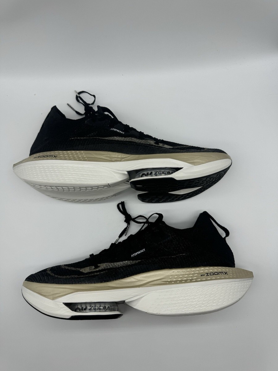 Nike Air Zoom Alphafly NEXT% 2 Black Gold DN3555-001 Men's Nike Air Zoom Alphafly NEXT% 2 Black Gold DN3555-001 Men's