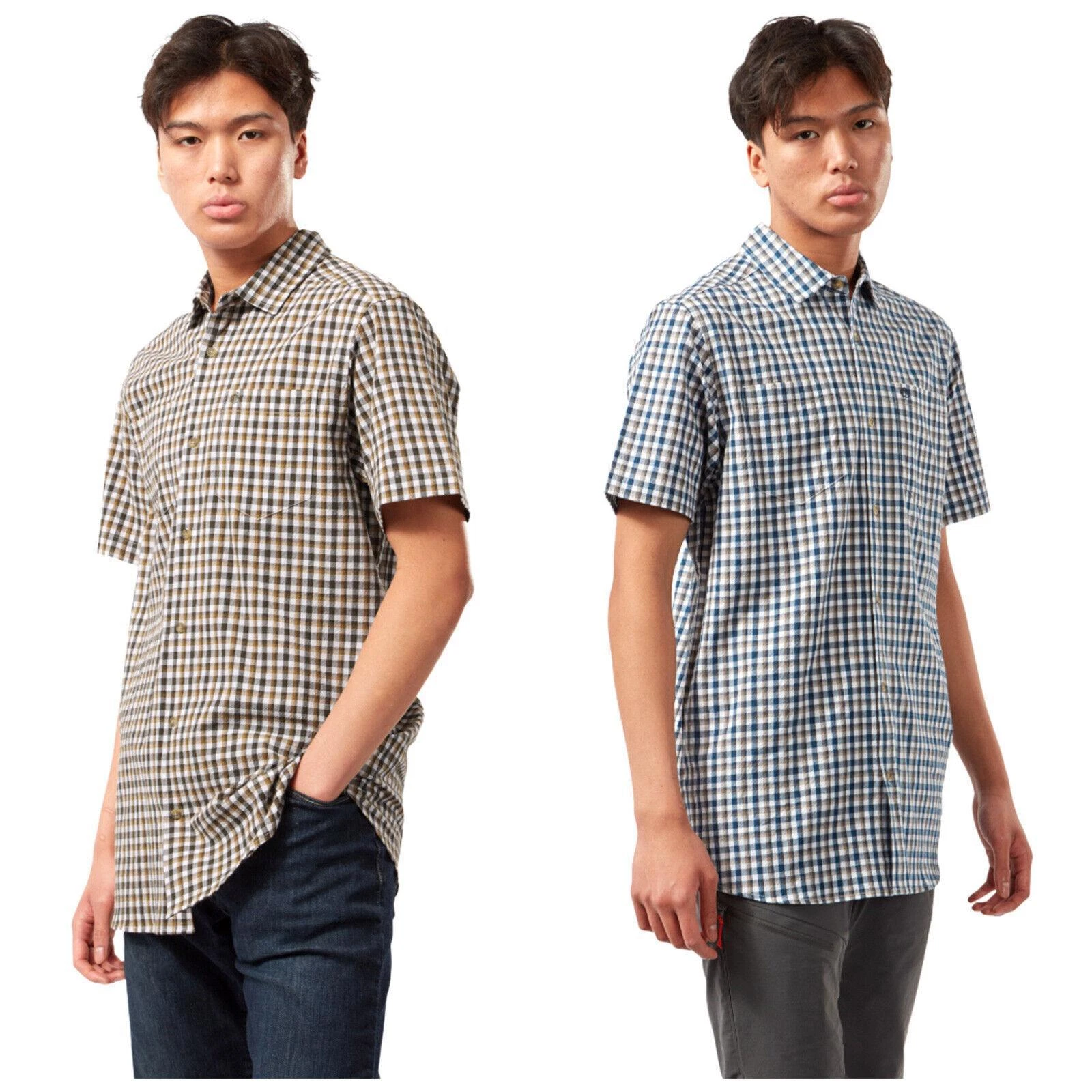 Craghoppers Mens Nour Check Summer Shirt Short Sleeve Walking Hiking
Opens in a new window or tab