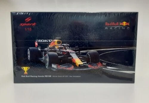 SPARK 1:18 RESINA RED BULL RACING HONDA RB16B #33 WINNER GP OLANDA 2021 18S601 - Immagine 2 di 2