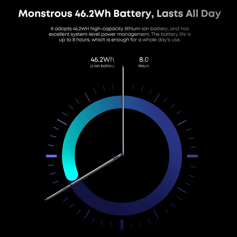 CHUWI CoreBook X 14.1'' Laptop Intel Core i5-1035 4.4GHz 16GB RAM 512GB SSD W11H - Image 2 of 4