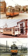 SNCV - NMVB  - 3 x photos  trams en Hainaut ( Jumet,Charleroi )   ( 8 )