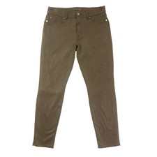 7 For All Mankind Skinny Ankle Pants Womens 32 Green