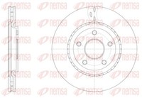2X Remsa 61515.10 Bremsscheibe FüR Chrysler Passend FüR Fiat Lancia
