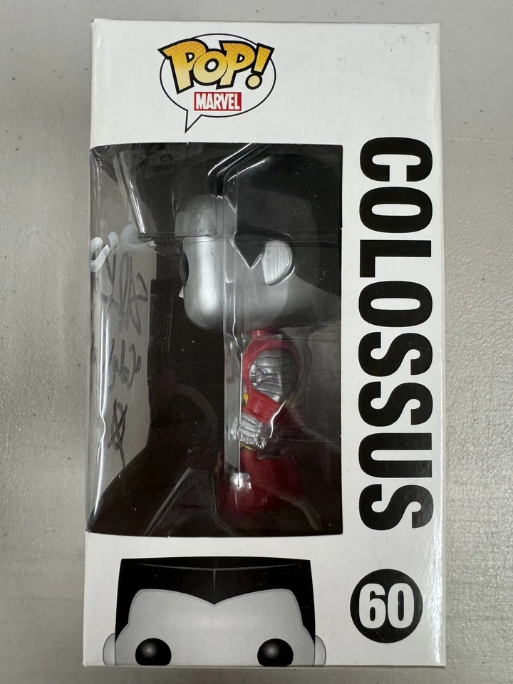 Colossus 60 ~ Marvel: X-Men ~ Vinilo Funko Pop ~ Firmado por Stefan Kapicic + P/PRO Foto 2 de 4