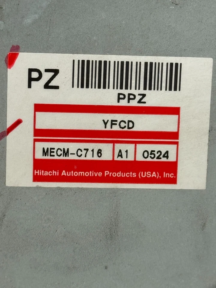 Módulo de control ECM del motor Nissan Quest Villager 2000 MECM-C716 OEM (AA 257) Foto 3 de 4