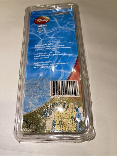 Disney High School Musical 2 Light Pen Roy NEU im Paket, schwarze Tinte, M Spitze - Bild 4 von 6