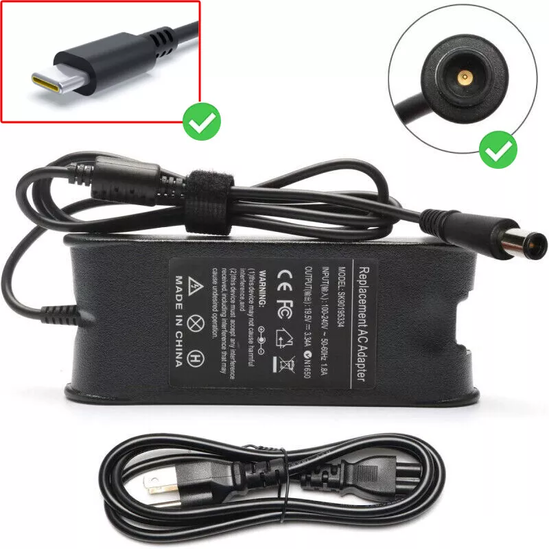 Chromebook Charger, 45W 65W Type C USB C Laptop Charger Universal USB C Charger for HP Chromebook Charger Replacement, Dell, Google Chromebook