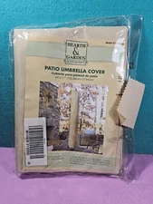 Hearth and Garden Accessories Patio Umbrella Cover Beige 64" x 11" Tri-000416