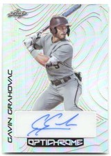 2023 Leaf Eclectic #O-GG1 Gavin Grahovac Optichrome 9/10 Silver Auto
