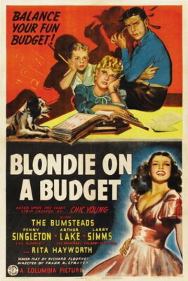 69971 Blondie on a Budget Penny Singleton, hur Lake Wall 36x24 POSTER Print