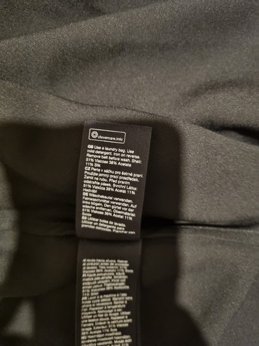 Other Stories Woven Long Sleeve Party Black Dress Slim Fit With Chain Satin New - Picture 12 of 17
