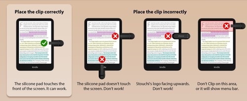 Remote Control Page Turner for Kindle Clicker Page Turner Magnetic Charging Comp - 第 13/19 張圖片