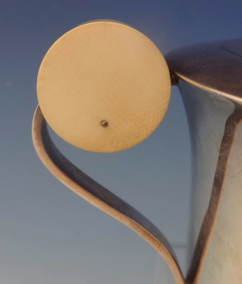 Juego de té francés Art Deco de plata de ley .950 café azúcar crema #0145 Foto 2 de 4