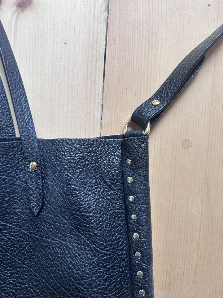 BARNEYS Нью-Йорк с заклепками кожаная сумка с короткими ручками - Изображение 2 из 4