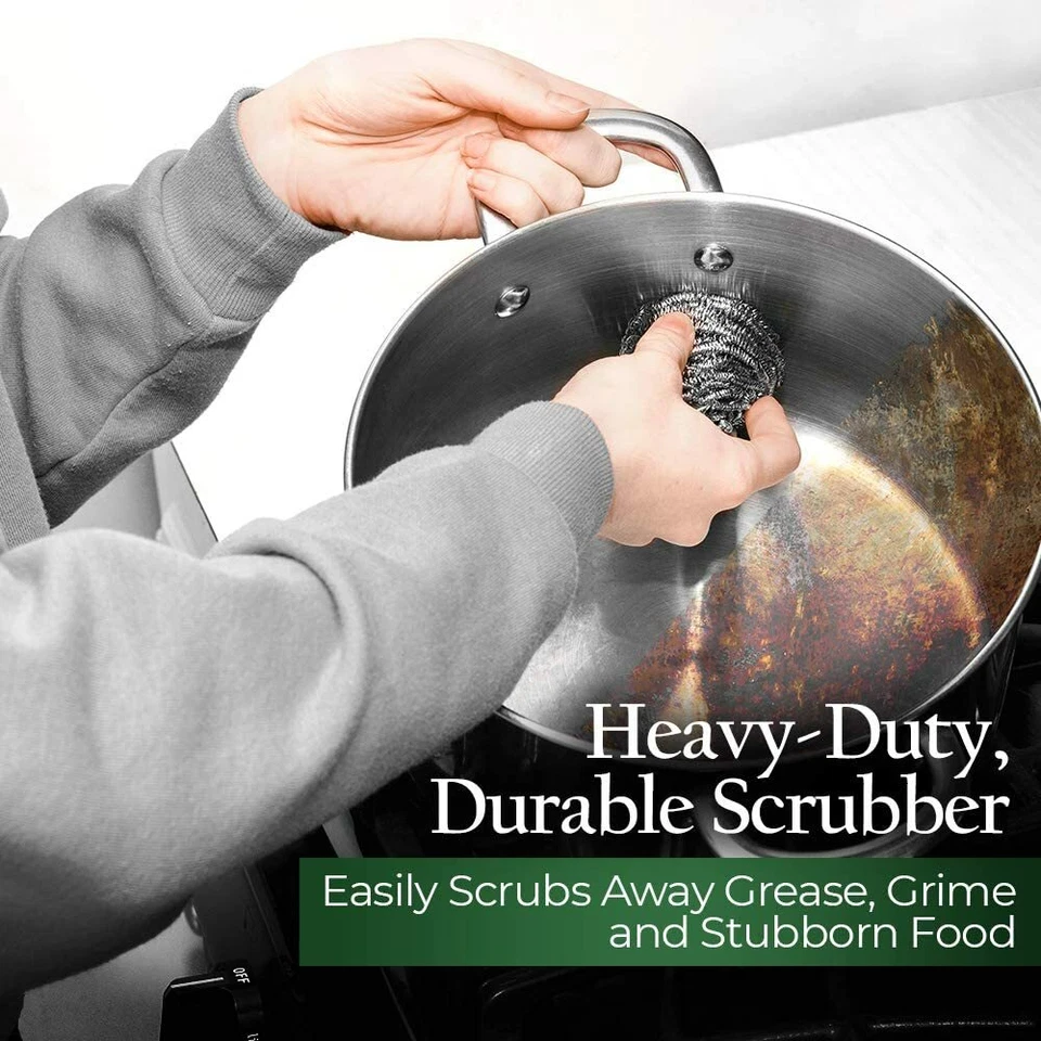 Limpiadores de fregado de cocina de acero inoxidable Stanley Home Products (2 limpiadores) Foto 4 de 4