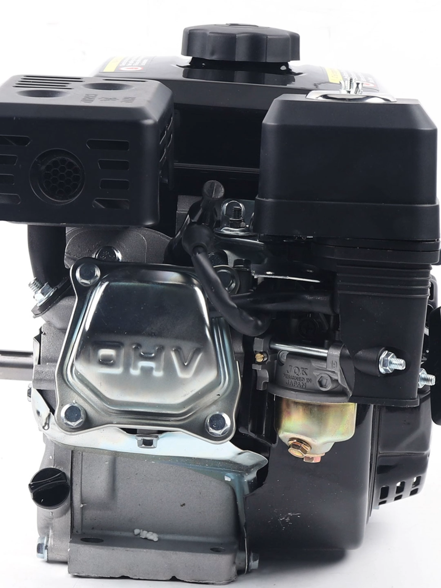 Benzinemotor, 4-takt motor, 5100 W, staande motor, kartmotor, 7,5 HP pompen, motorgeneratoren, gasmotor, ottomotor zwart