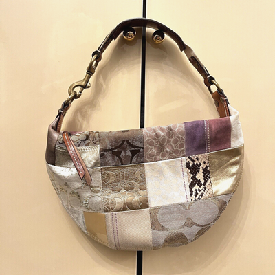 Vintage Y2k Coach Patchwork Hobo Boho Shoulder Hand Bag | eBay