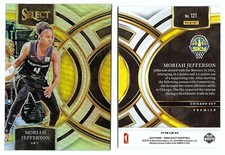 MORIAH JEFFERSON 2024 WNBA SELECT BASKETBALL 121 CHICAGO SKY SILVER PRIZM