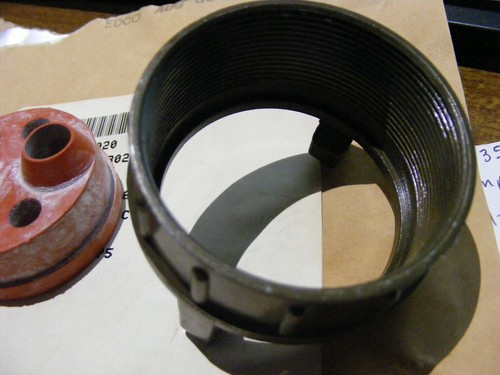 Amphenol 2" Threaded Cable Clamp Connector, 6-hole grommet, 10-262936-6 UNS - Picture 6 of 11