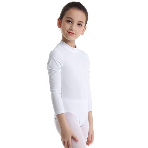 Kids Girls Leotard Workout Jumpsuit Class Bodysuit Performance Rompers Stage - Picture 22 of 36