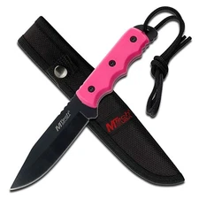 M-Tech Pink Black Hunter Full Tang Fixed Blade Knife Sheath