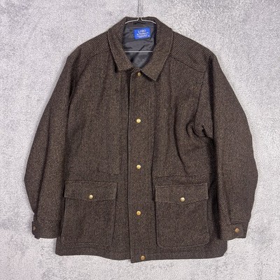 【USA製】90s PENDLETON ウールジャケット カバーオール 開襟 Pendleton Lobo Jacket Mens M Thinsulate Bomber USA Made Virgin
