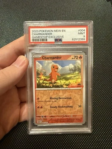 Charmander  004/165 151 GameStop Exclusive Promo PSA 9