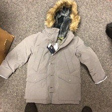 GAP Kids Cold Control Max Hooded Parka Jacket Down Water Resistant Sm