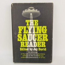 The Flying Saucer Reader by Jay David 1967 BCE Sci-fi UFO Aliens Outer space HC