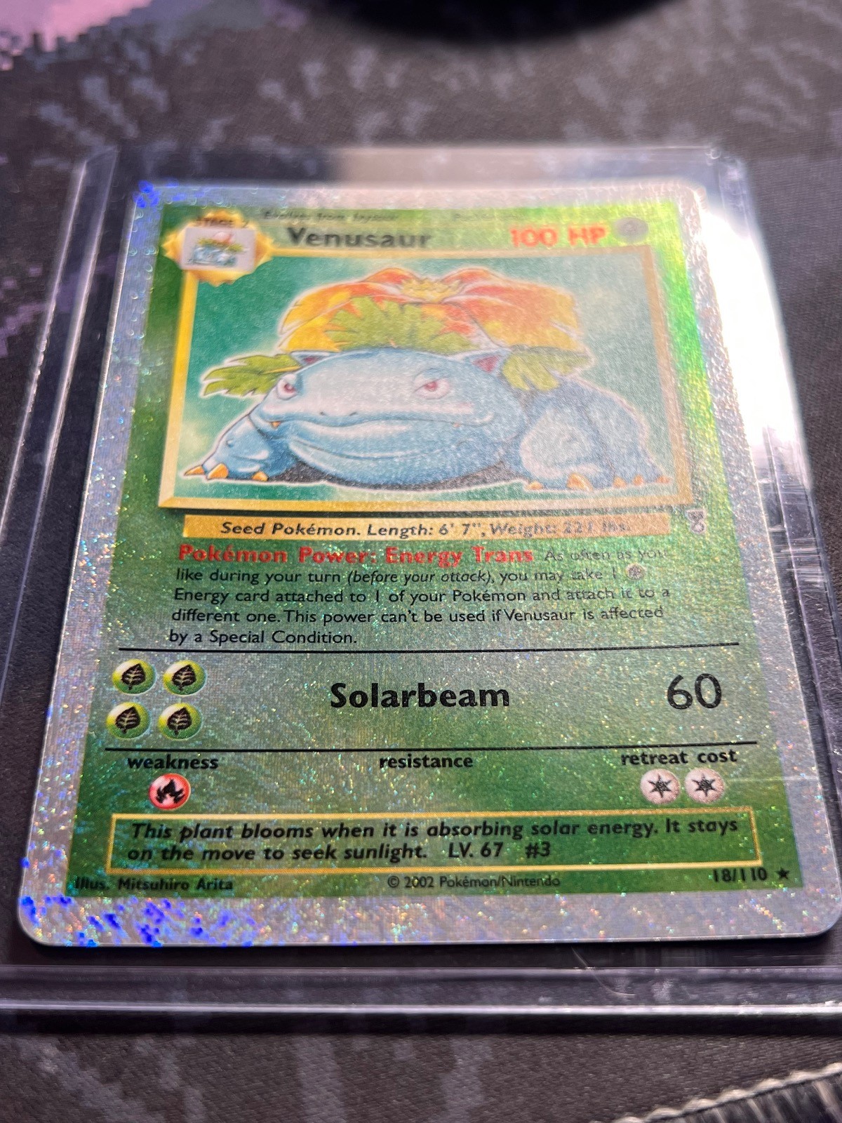 Venusaur 18/110 Reverse Holo Pokemon Legendary Collection Rare Lightly ...