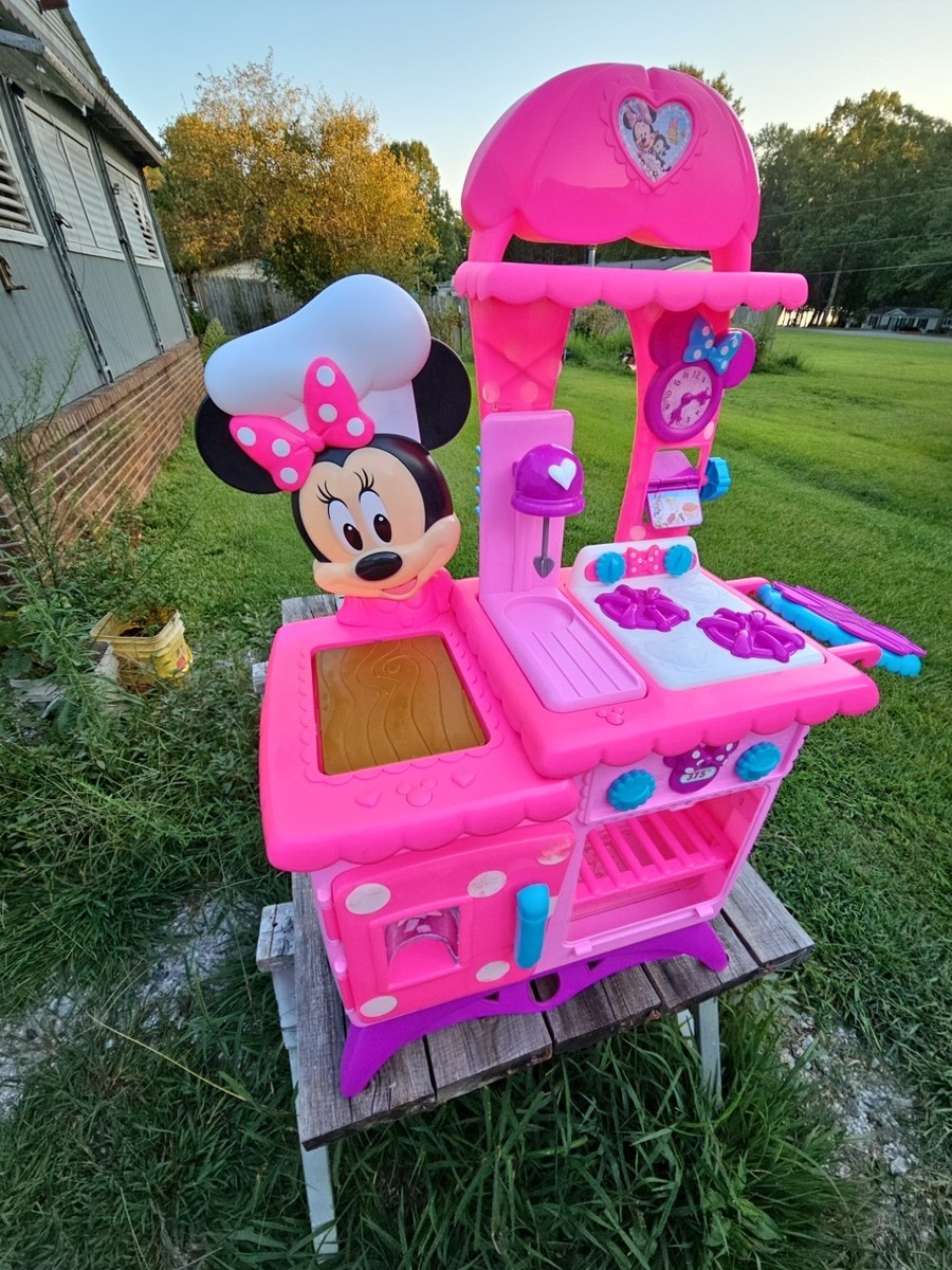 Minnie Mouse Disney Junior Flipping Fun Kitchen Set Incomplete