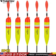 THKFISH FFishing Slip Bobbers Floats Kit Slip Bobbers for Fishing Balsa Crappie