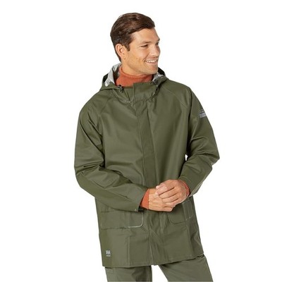 Helly Hansen Mandal PVC Regenjacke 100% wasserdicht Größe XL Grün